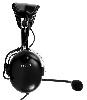 Casque passif Pooleys double jack noir