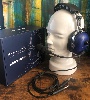 Casque passif, double jacks - bleu