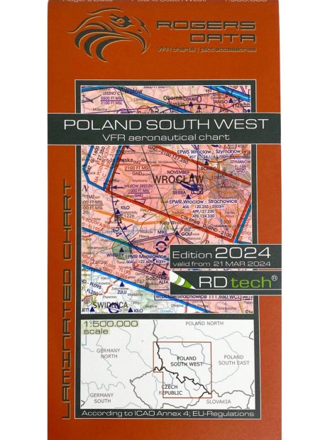 Carte ROGERS DATA  POLOGNE SUD OUEST 2024