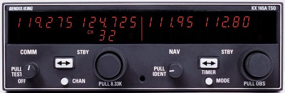 KX 165A (28 Volt) COM/NAV/GLIDE, 25KHZ