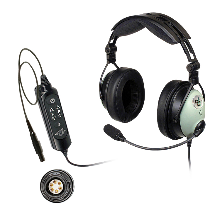 Casque David Clark - DC ONE-XP : Prise Lemo : Actif ENC Hybrid technology - cble droit